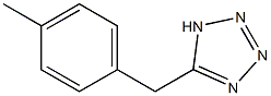 5-[(4-methylphenyl)methyl]-1H-1,2,3,4-tetrazole Struktur