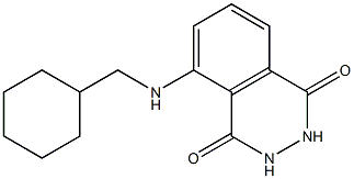 5-[(cyclohexylmethyl)amino]-1,2,3,4-tetrahydrophthalazine-1,4-dione Struktur