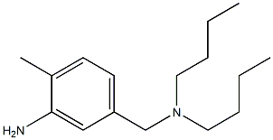 5-[(dibutylamino)methyl]-2-methylaniline Struktur