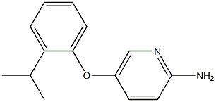 5-[2-(propan-2-yl)phenoxy]pyridin-2-amine Struktur