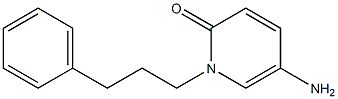 5-amino-1-(3-phenylpropyl)-1,2-dihydropyridin-2-one Struktur