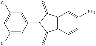 5-amino-2-(3,5-dichlorophenyl)-2,3-dihydro-1H-isoindole-1,3-dione Struktur