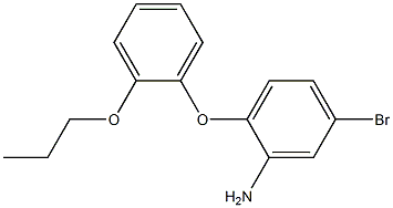 5-bromo-2-(2-propoxyphenoxy)aniline Struktur