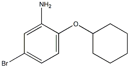 5-bromo-2-(cyclohexyloxy)aniline Struktur