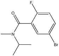 5-bromo-2-fluoro-N-isopropyl-N-methylbenzamide Struktur