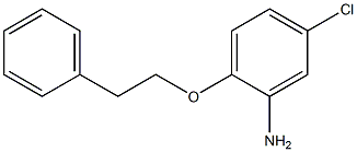 5-chloro-2-(2-phenylethoxy)aniline Struktur