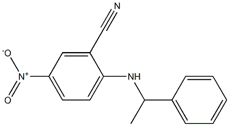 5-nitro-2-[(1-phenylethyl)amino]benzonitrile Struktur