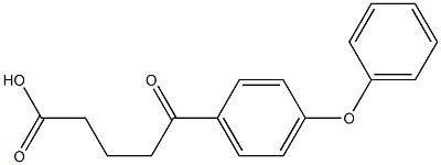 5-oxo-5-(4-phenoxyphenyl)pentanoic acid Struktur