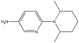 6-(2,6-dimethylpiperidin-1-yl)pyridin-3-amine Struktur