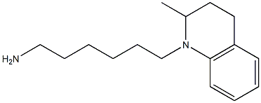 6-(2-methyl-1,2,3,4-tetrahydroquinolin-1-yl)hexan-1-amine Struktur