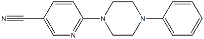 6-(4-phenylpiperazin-1-yl)nicotinonitrile Struktur