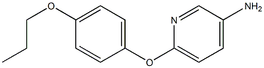 6-(4-propoxyphenoxy)pyridin-3-amine Struktur