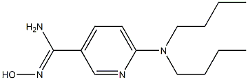 6-(dibutylamino)-N'-hydroxypyridine-3-carboximidamide Struktur