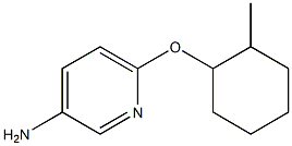 6-[(2-methylcyclohexyl)oxy]pyridin-3-amine Struktur