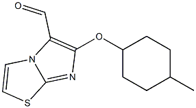 6-[(4-methylcyclohexyl)oxy]imidazo[2,1-b][1,3]thiazole-5-carbaldehyde Struktur