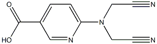 6-[bis(cyanomethyl)amino]pyridine-3-carboxylic acid Struktur