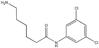 6-amino-N-(3,5-dichlorophenyl)hexanamide Struktur