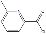 6-methylpyridine-2-carbonyl chloride Struktur