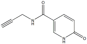 6-oxo-N-(prop-2-yn-1-yl)-1,6-dihydropyridine-3-carboxamide Struktur