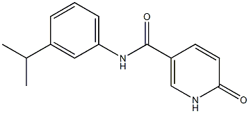 6-oxo-N-[3-(propan-2-yl)phenyl]-1,6-dihydropyridine-3-carboxamide Struktur