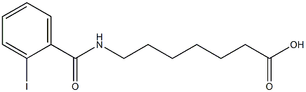 7-[(2-iodobenzoyl)amino]heptanoic acid Struktur