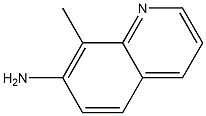 8-methylquinolin-7-amine Struktur