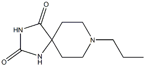 8-propyl-1,3,8-triazaspiro[4.5]decane-2,4-dione Struktur