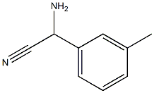 amino(3-methylphenyl)acetonitrile Struktur