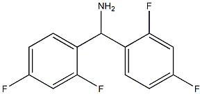 bis(2,4-difluorophenyl)methanamine Struktur