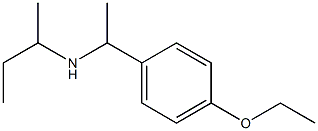 butan-2-yl[1-(4-ethoxyphenyl)ethyl]amine Struktur