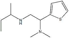 butan-2-yl[2-(dimethylamino)-2-(thiophen-2-yl)ethyl]amine Struktur