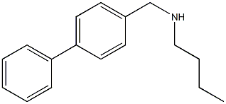 butyl[(4-phenylphenyl)methyl]amine Struktur