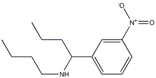 butyl[1-(3-nitrophenyl)butyl]amine Struktur