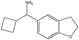 cyclobutyl(2,3-dihydro-1-benzofuran-5-yl)methanamine Struktur