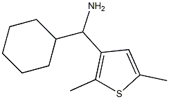 cyclohexyl(2,5-dimethylthiophen-3-yl)methanamine Struktur