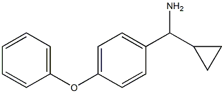 cyclopropyl(4-phenoxyphenyl)methanamine Struktur