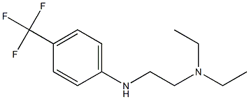 diethyl(2-{[4-(trifluoromethyl)phenyl]amino}ethyl)amine Struktur