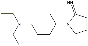 diethyl[4-(2-iminopyrrolidin-1-yl)pentyl]amine Struktur