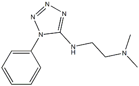 dimethyl({2-[(1-phenyl-1H-1,2,3,4-tetrazol-5-yl)amino]ethyl})amine Struktur