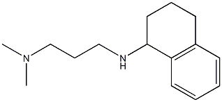 dimethyl[3-(1,2,3,4-tetrahydronaphthalen-1-ylamino)propyl]amine Struktur