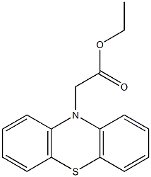 ethyl 2-(10H-phenothiazin-10-yl)acetate Struktur