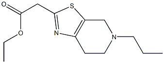 ethyl 2-{5-propyl-4H,5H,6H,7H-pyrido[4,3-d][1,3]thiazol-2-yl}acetate Struktur