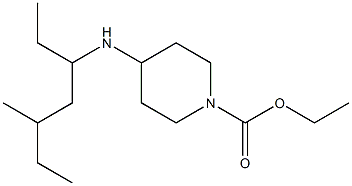 ethyl 4-[(5-methylheptan-3-yl)amino]piperidine-1-carboxylate Struktur