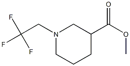 methyl 1-(2,2,2-trifluoroethyl)piperidine-3-carboxylate Struktur