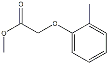 methyl 2-(2-methylphenoxy)acetate Struktur