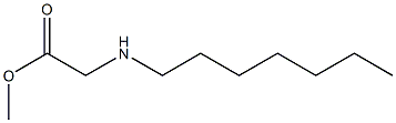 methyl 2-(heptylamino)acetate Struktur