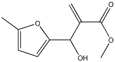 methyl 2-[hydroxy(5-methylfuran-2-yl)methyl]prop-2-enoate Struktur