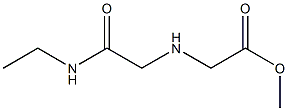 methyl 2-{[(ethylcarbamoyl)methyl]amino}acetate Struktur