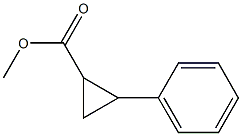 methyl 2-phenylcyclopropane-1-carboxylate Struktur