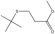 methyl 3-(tert-butylsulfanyl)propanoate Struktur